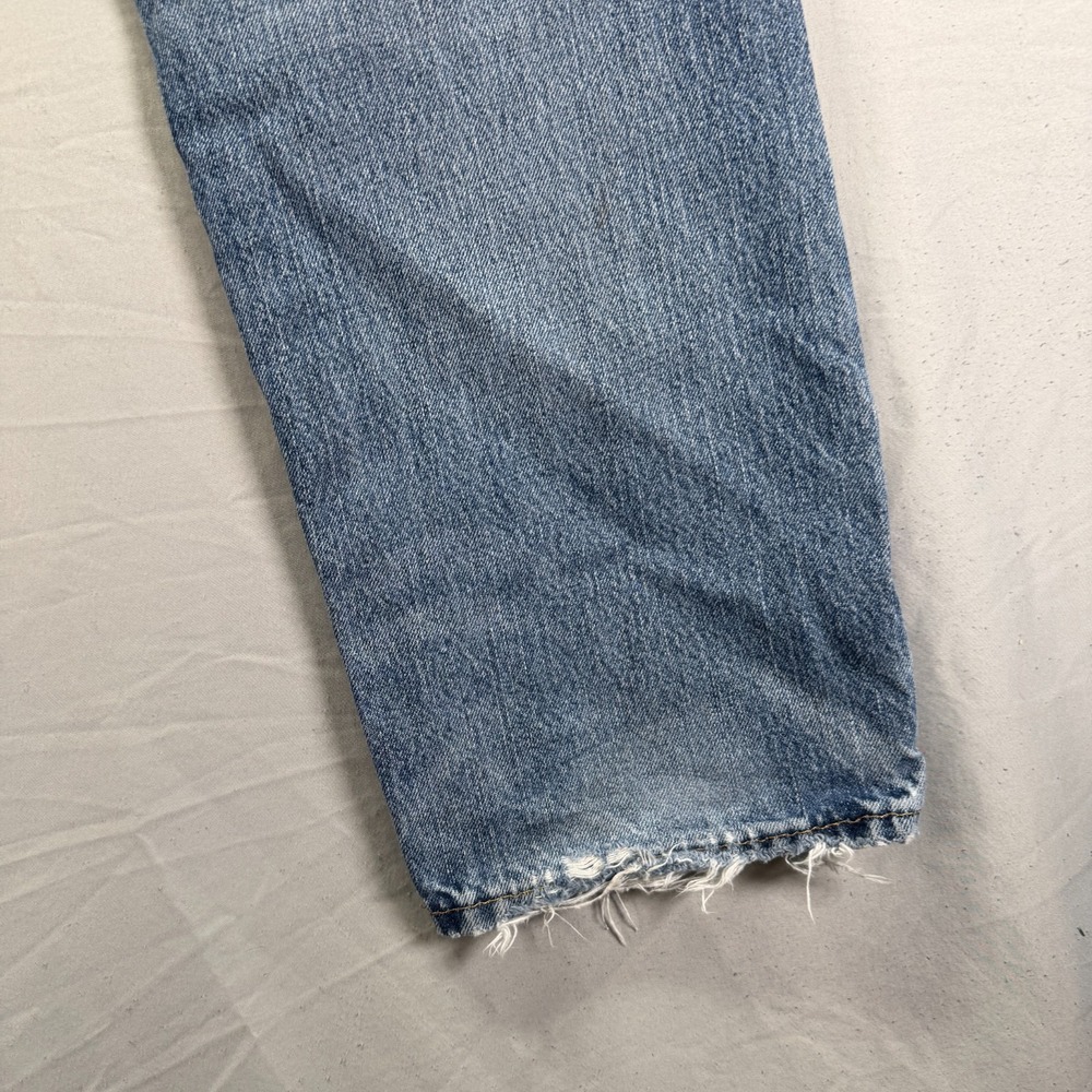 Polo Ralph Lauren Jeans Mens 36x30 Medium Wash Denim Whisker Fade Slim Straight - Picture 8 of 15
